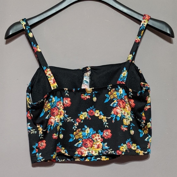 Floral print crop top - Picture 3 of 3
